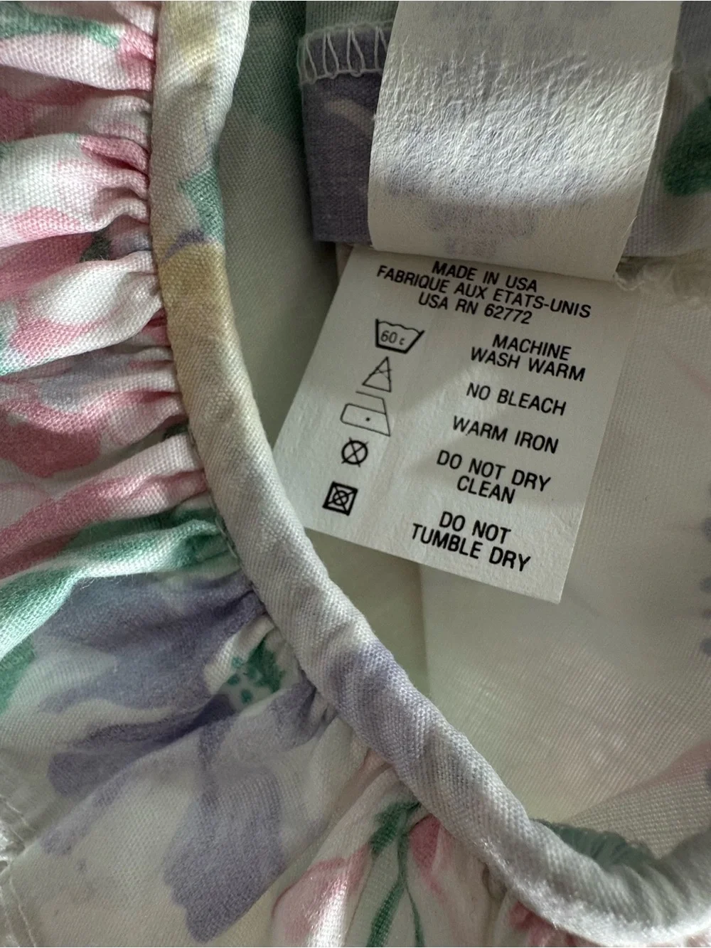 NWT Vintage Simi Baby Floral Pastel Baby Girl Dress with Lace Trim 24 Months
